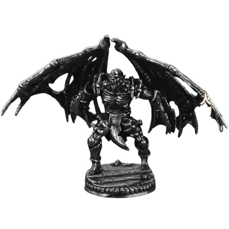 Metal Vampire Soldier Figure Miniature Car Interior Dashboard Decor Tabletop War Game Piece Home Ornament Gift for Men