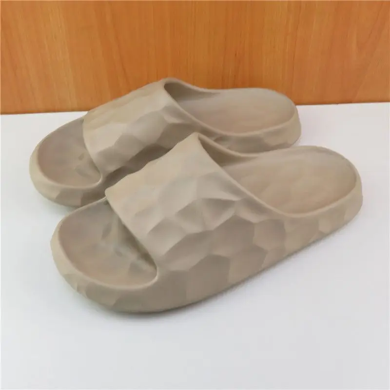Non-Slip Thick Sole One-Strap Shower Sandals Soft Comfortable Summer Slippers for Couples Men and Women