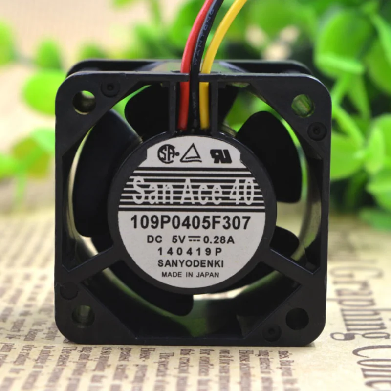 X 1PCS For SANYO 109P0405F307 | 5V 0.28A | 4CM | Micro Industrial Chassis Cooling Fan