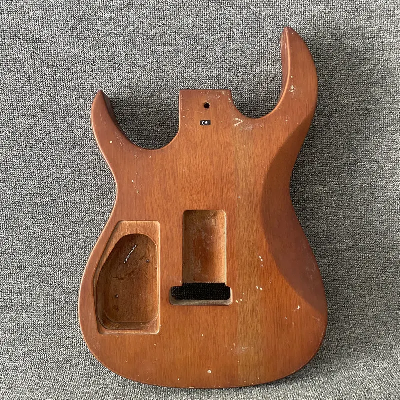 DB311 Floyd Rose Tremolo Electric Guitar Body  Solid Redwood HH Pickups DIY Guitar PARTS with Damages Replace