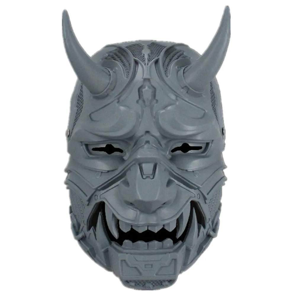 

Neon Warrior Mask Halloween Ghost Face Prajna Resin Mask Technology Mask Party Prop