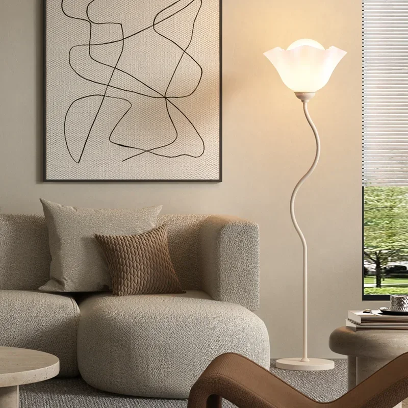 Imagem -04 - Petal Led Floor Lamps para Sala de Estar Lâmpada para o Lado do Sofá de Estudo Controle Remoto Quarto Luzes de Cabeceira Home Decor Dim