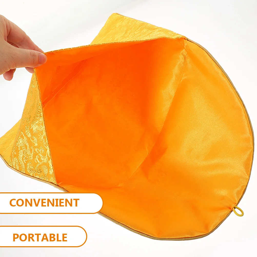 

2pcs Scriptures Pouch Chinese Style Embroidery Brocade Bag Jewelry Organizer Storage Container For Buddhist Books Sundries Gift