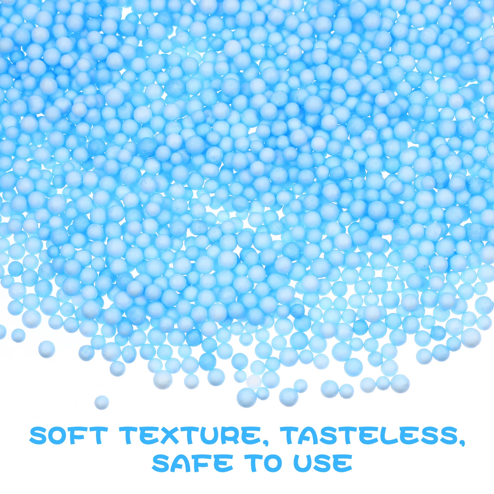 

3 Packs Foam 0.25 0.35cm Lightweight Reusable Mini Beads Crafts Art Projects Stress Relief Filling Wedding