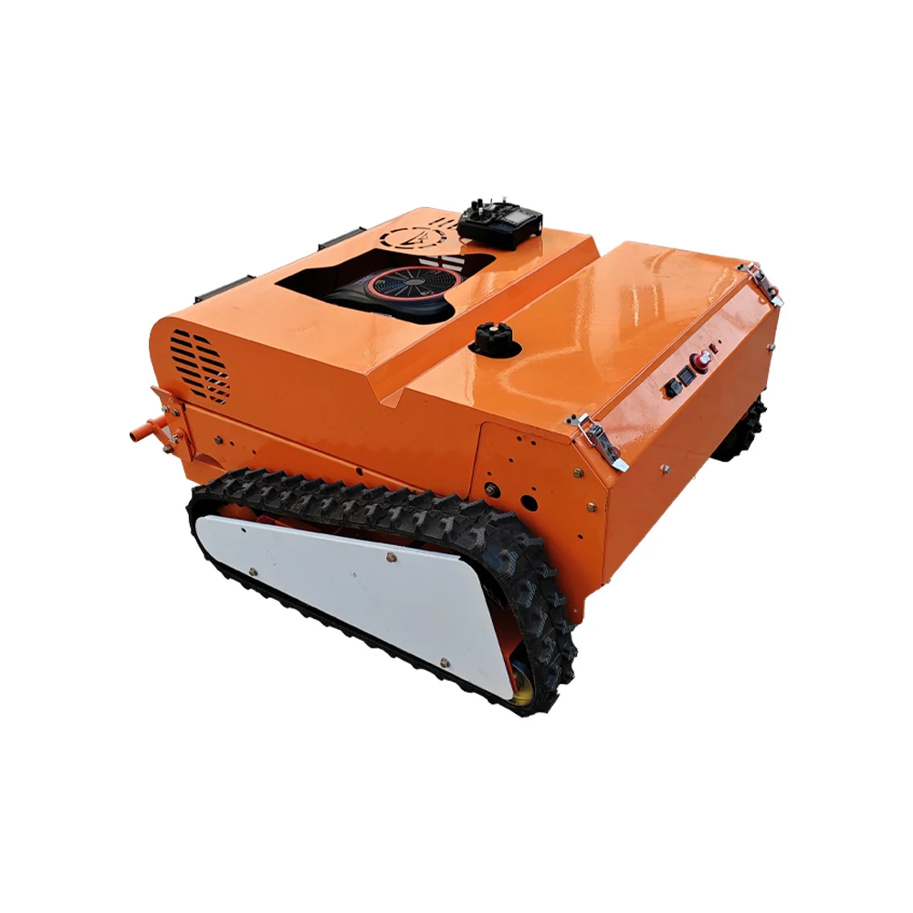 Multifunctional Remote Control Crawler Lawn Mower,Small Lawn Mower For Wasteland Mower On Road Slope