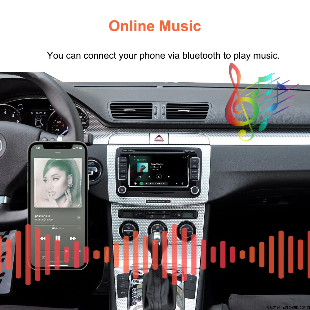 Bonroad Wireless Android Auto Retrofit Car Play Modul für Volkswagen Passat Golf 6 Tiguan Touran Polo RNS510 Serie Mirror Link – Detail 12