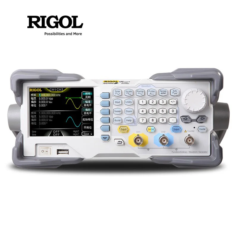 Rigol DG1022Z 25 MHz Arbitrary Function Generator with Second Channel and option Arb16M-DG1000Z