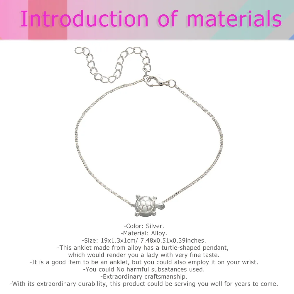 合金チェーンビーチアンクレットヴィンテージブレスレットフットチェーン手作り耐久性ジュエリーアクセサリー