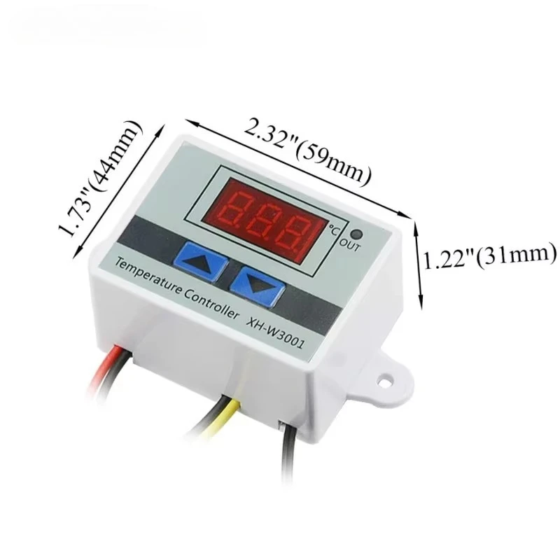 XH-W3001 Microcomputer Digital Temperature Controller Thermostat 12V 24V 220V
