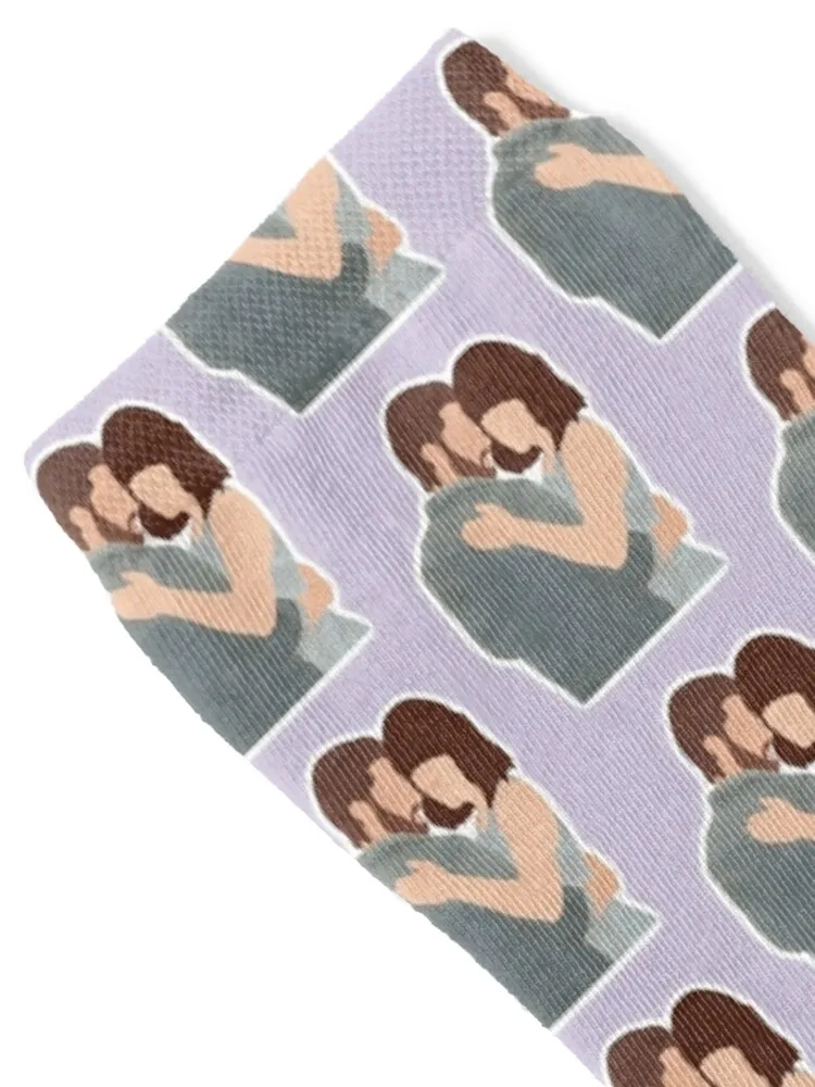 It Was Always You: Elizabeth & David Socks summer tennis Socks For Man Women's