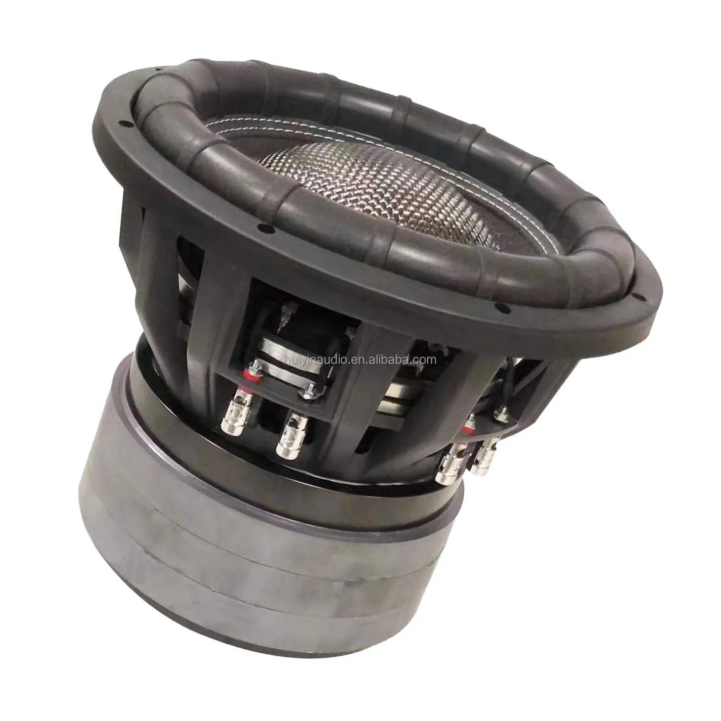 

Custom 12-Inch Car Subwoofer Speaker Dual Coil 3000WRMS Large Stroke Carbon Cone Foam Surround 12V DC For Audio Car Audio Use