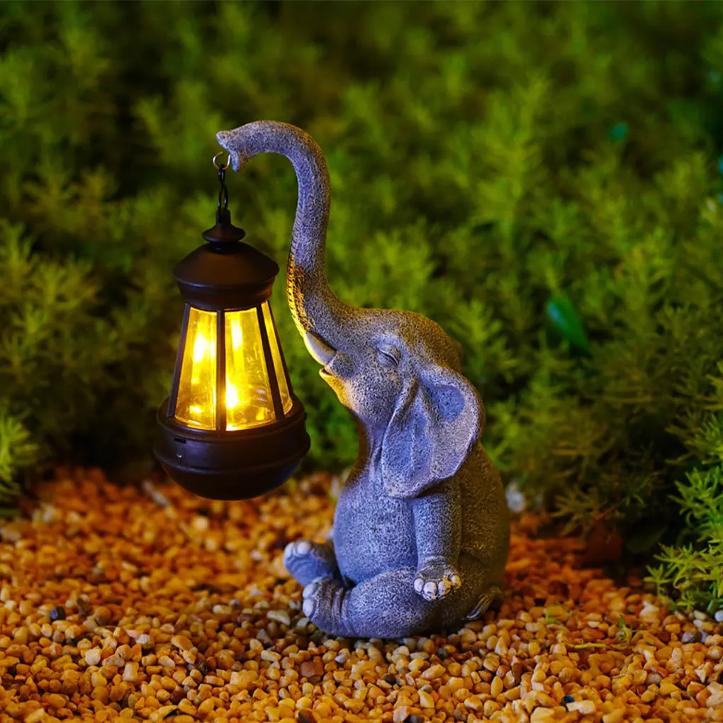 Beautiful Elephant Garden Decor Decorative Garden Stones For Outdoor Statues Elephant Decoration