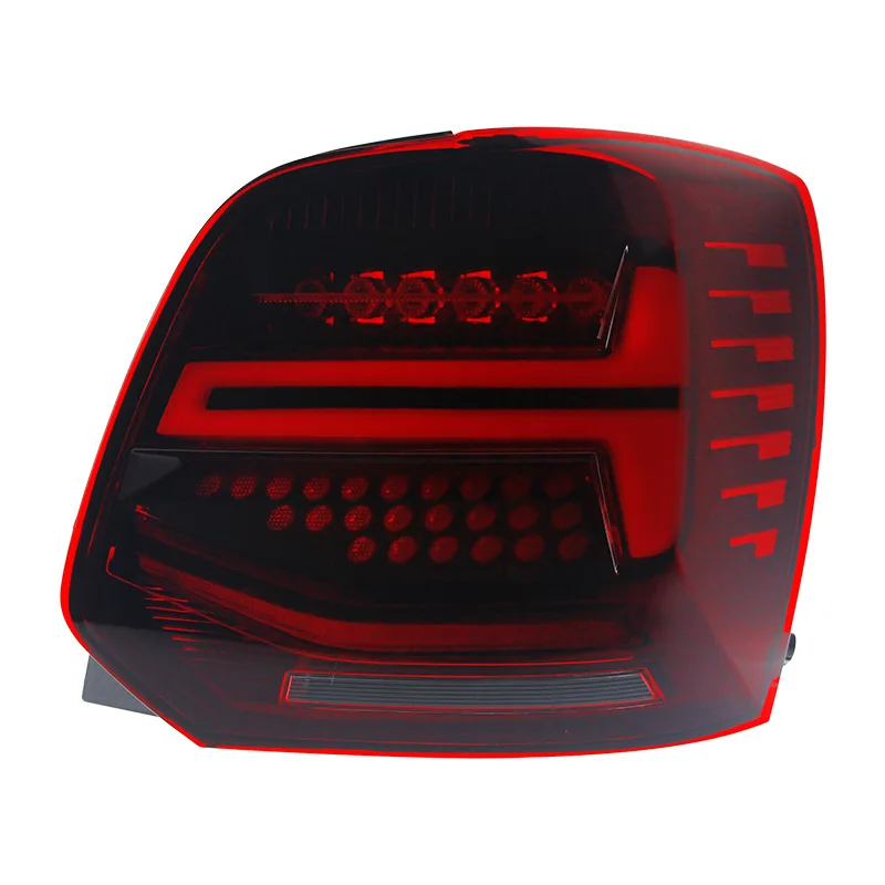 Światła tylne LED do Volkswagen Polo 6R 6C Gti 2011 2012 2013-2018 Dynamiczna animacja Sekwencyjne tylne lampy kierunkowskazów