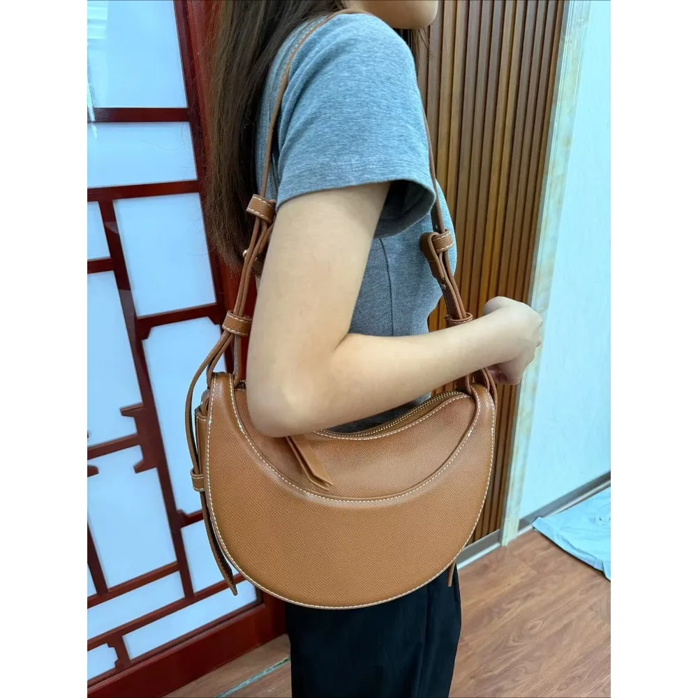 

Vintage Leather Shoulder Bag Fashion Women's Handbags Casual Designer Hobos Underarm Bag Y2k Hot Selling Commuting Bag Totes Bag