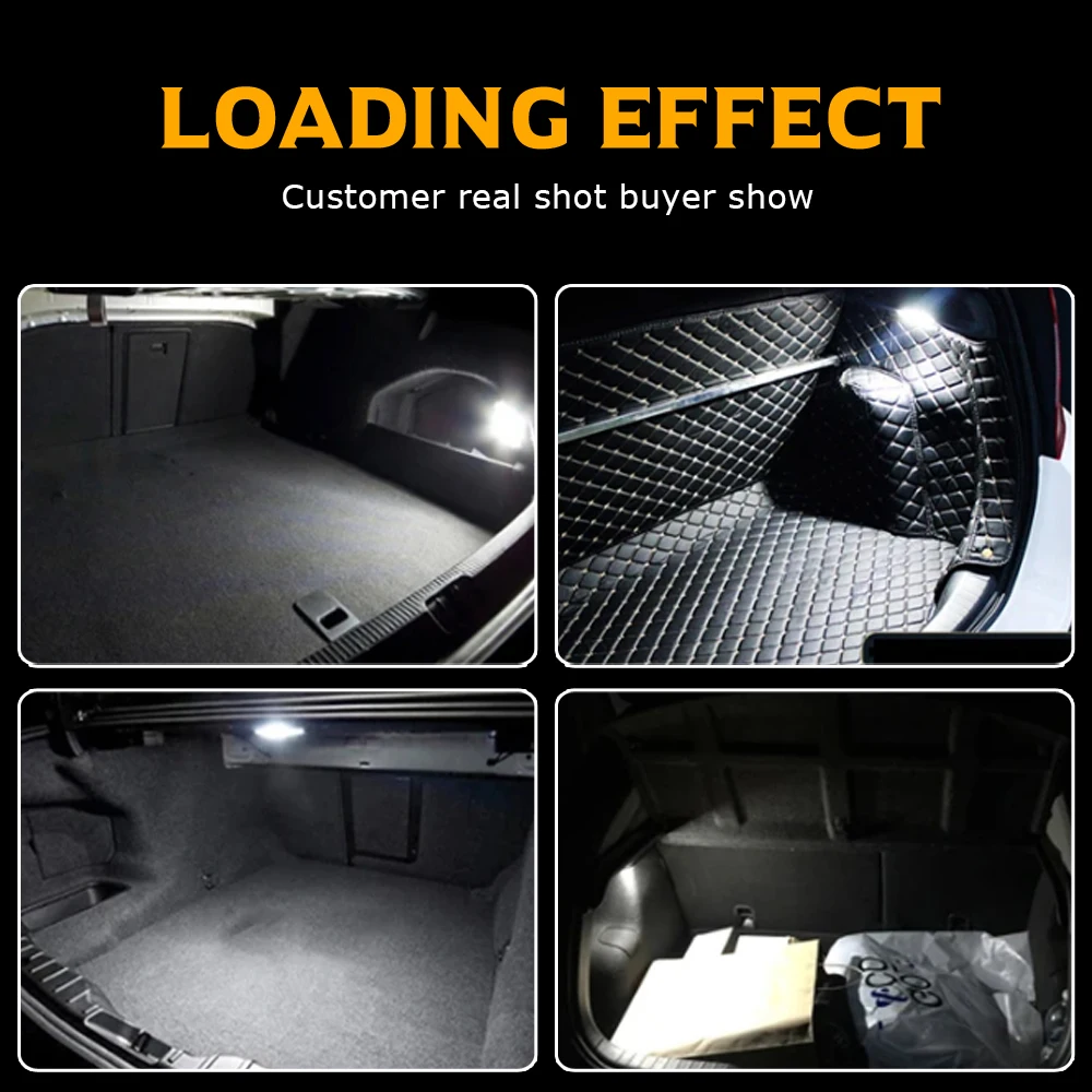 Auto LED Luggage Compartment Lamp For Porsche Boxster 987 05-08 Car Trunk Interior Light Accessory