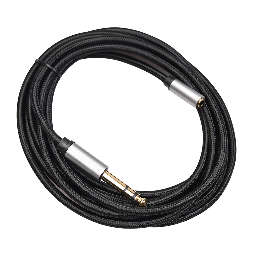 ذكر إلى أنثى كابل الصوت ، سماعة الرأس ، ستيريو محول الحبل ل مكبرات الصوت ، الغيتار لوحة المفاتيح و البيانو أجزاء ، 6.35 مللي متر إلى 3.5 مللي متر ، 1/4 #4