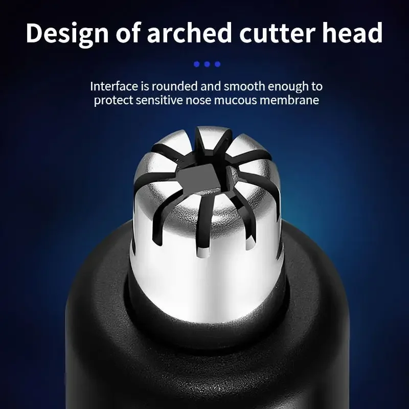 جهاز تشذيب شعر الأنف الكهربائي ، مزيل أنف وأذن الرجال ، أوتوماتيكي ، قابل للغسل ، أدوات حلاقة ، USB قابل لإعادة الشحن