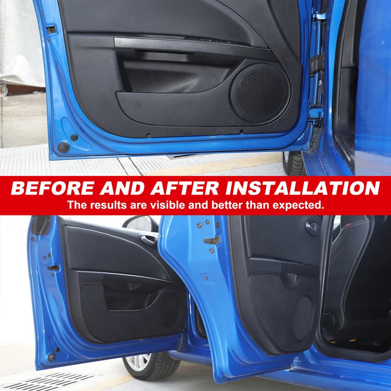 

Velvet Car Inner Door Anti-kick Pad Anti-Dirty Panel Trim Protective Pad For SEAT Leon León Mk2 1P 2008-2012 Accessories
