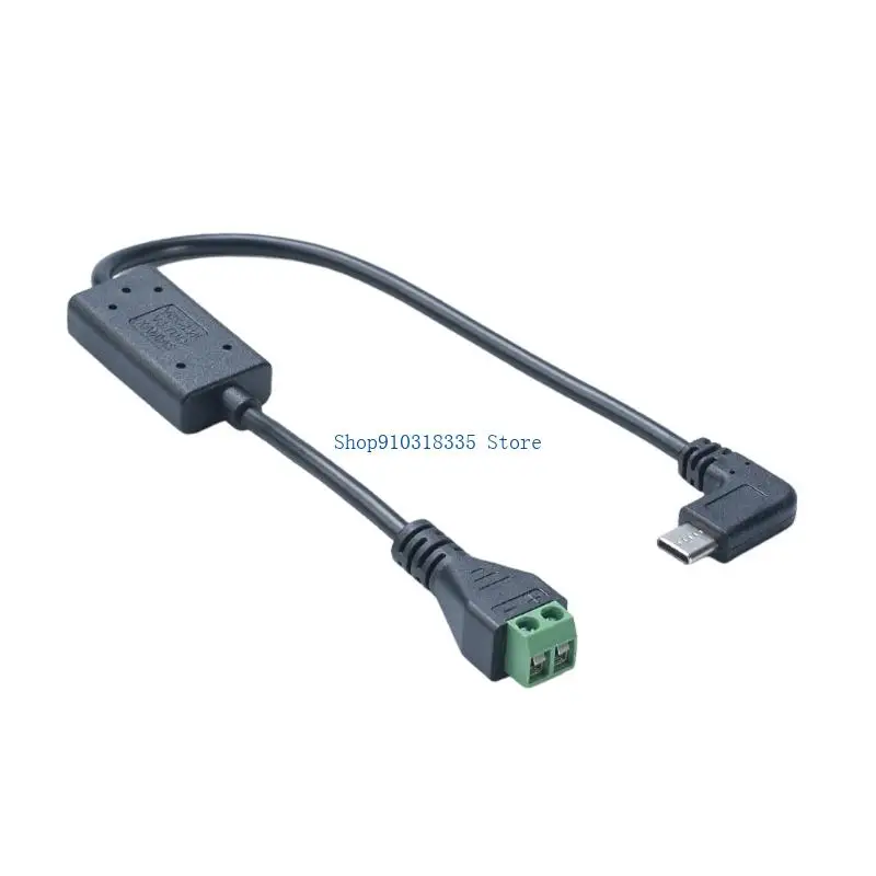  Flexible 30cm Length DC5V 25V Input To Type C Output Charging Line Suitable For Tight Spaces And Various Devices