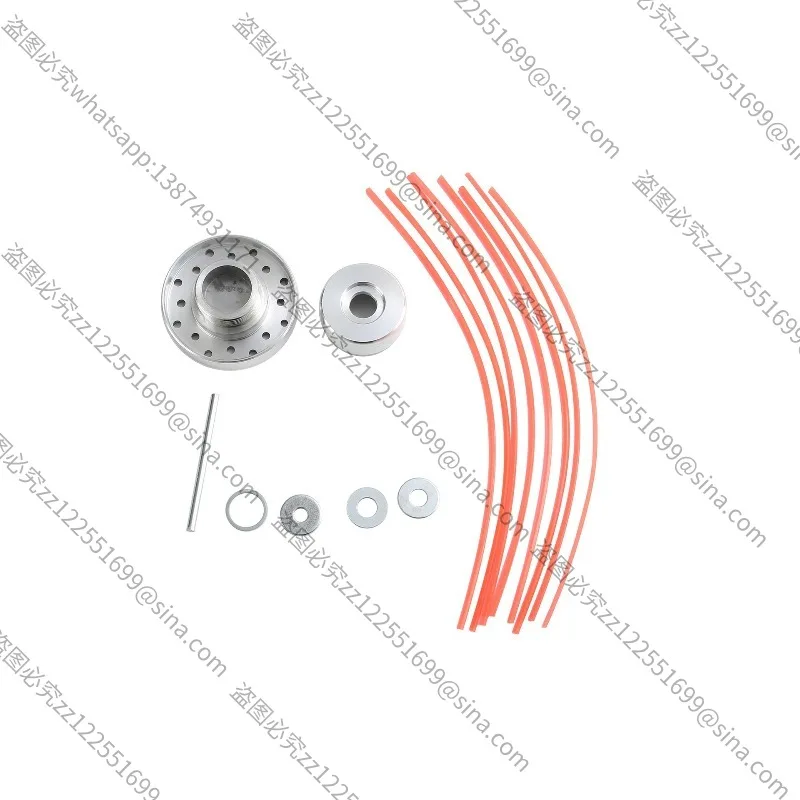 Applicable To The New Nylon Brush Porous Lawn Rope Lawn Mower Porous Aluminum Head Lawn Head Aluminum Alloy LawnHead