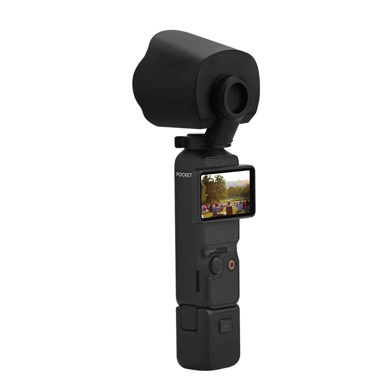 DJI OSMO POCKET 3 용 렌즈 후드 햇빛가리개 커버, 스포츠 카메라 눈부심 방지 보호 커버 액세서리