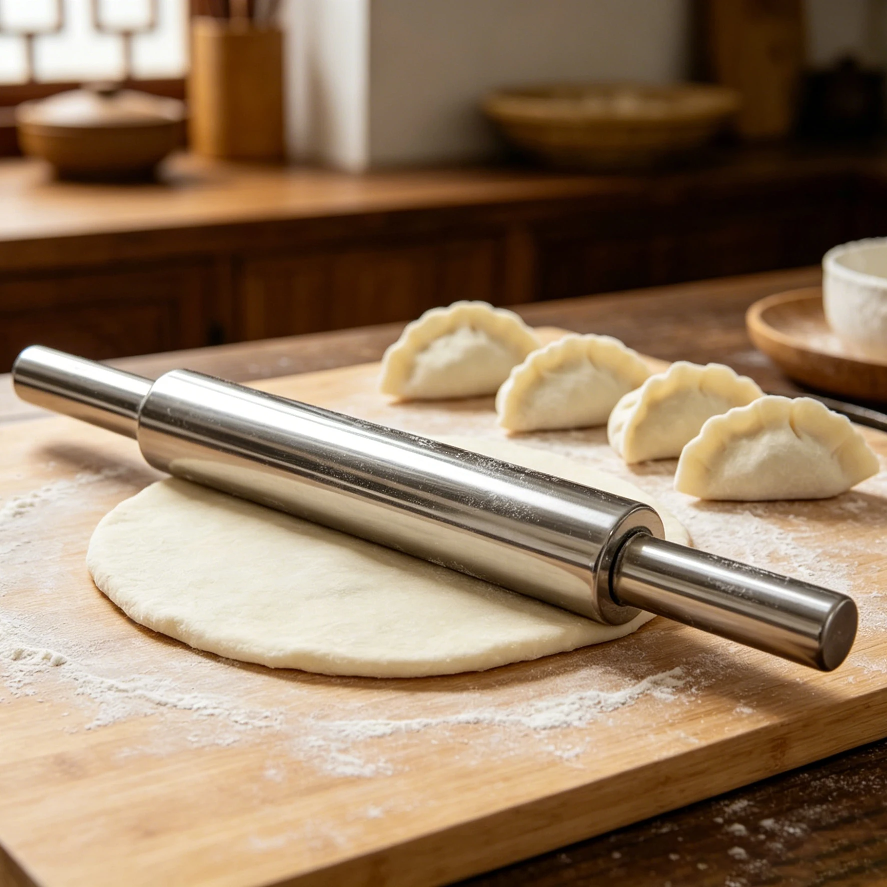 Rolo de Massa de Aço Inoxidáve - Kitchen Roller Baking avaliação e preço