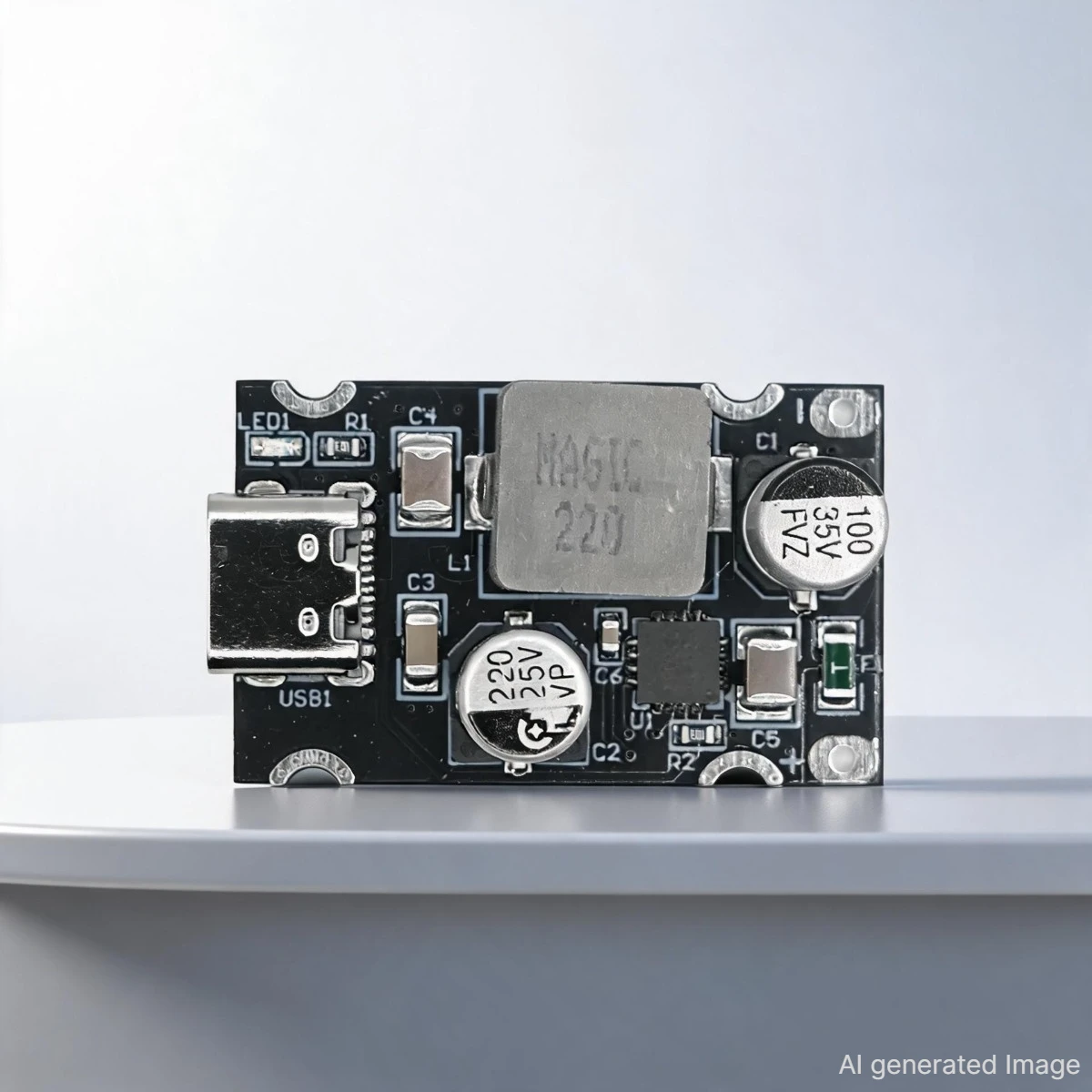 QC4.0 QC3.0 Typ-C USB PD65W Schnellladeadapter DC8-32V 3.25A 65W Step-Down-Modul für Huawei SCP/FCP Apple PD 2028
