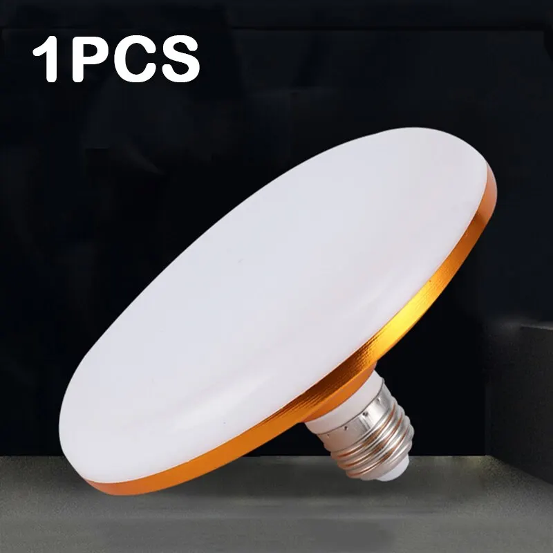 LED Bulb 220V E27 Base Household Energy Saving Lamp 30W/50W Indoor Lighting Flying Saucer Light 6500K Ceiling Lamp Garage Light