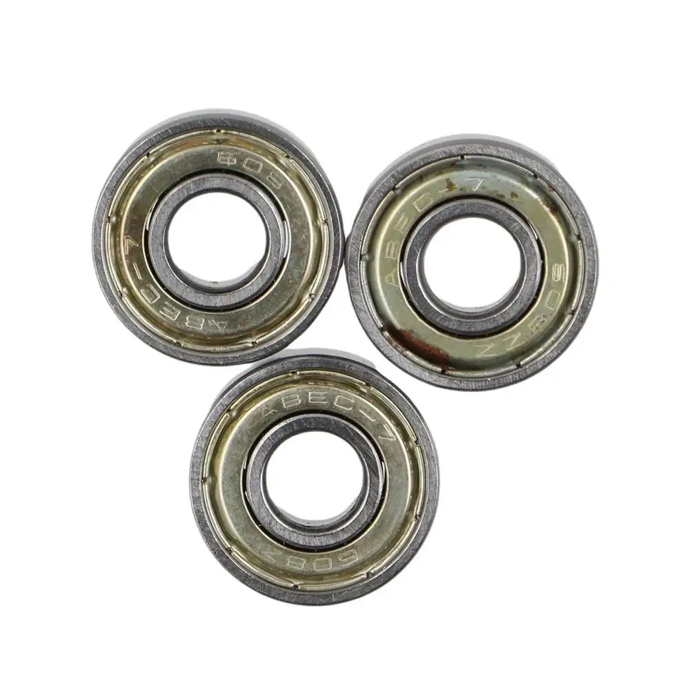 

10PCs Miniature Blade Printer Bore 3D Carbon Deep Bearing 608ZZ Groove Ball