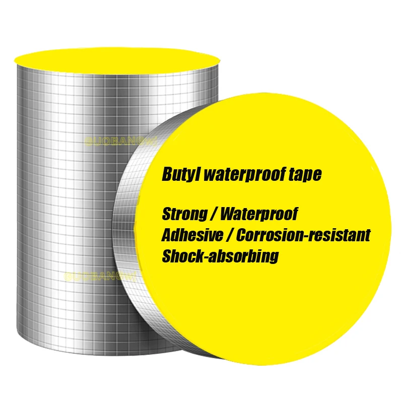 

Ultra-Strong Waterproof Leak Repair Tape | Self-Adhesive Extra Thick Roll Roofing Crack Seal for Roof/Ground | Quick Fix Leakage