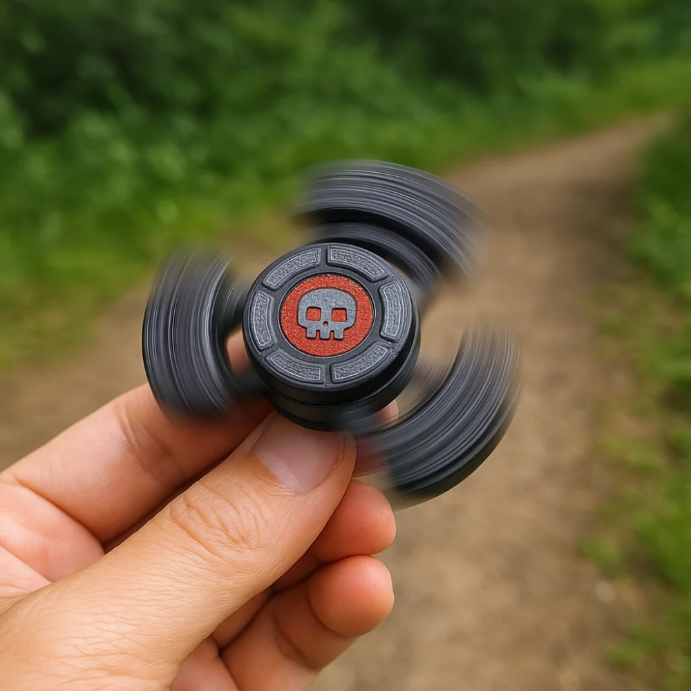 Plastics 3D Printed Fidget Spinner Slider Combo No Resistance Fingertip Gyro Toys Manual Interesting 3D Gyroscope