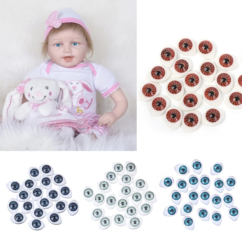 20Pcs Plastic for Doll Safety Eyes For Animal Toy Puppet Making DIY Craft Access