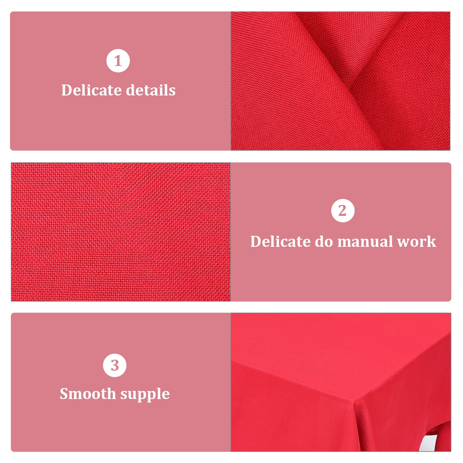 

Stylish Nordic Style Waterproof Oil-Proof Home Dining Table Cloth Pure Color Linen Imitation Table Mat For Party
