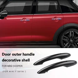 2PCS Door Handle Cover Sticker Trim For MINI Cooper F54 F55 F56 F57 F60 Car-Styling Exterior Parts Accessories