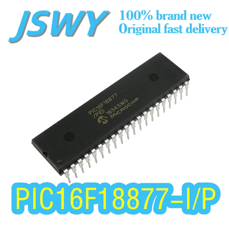 

(3/30 pieces) PIC16F18877-I/P PDIP-40 64MHz 8×16-bit PWM Hardware CLC Magic Modification 50ksps Differential Original