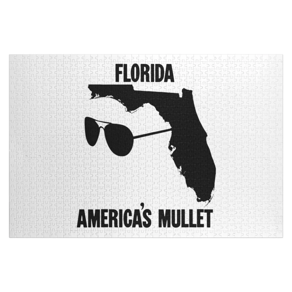 

Florida: America's Mullet Jigsaw Puzzle Wooden Boxes Custom With Photo Puzzle