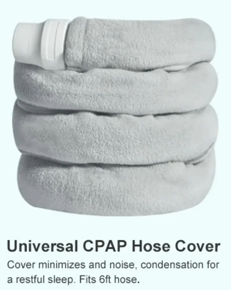 

CPAP Tube Cover with Zipper for CPAP Hose Pipe Reusable Comfort Fleece Tube Insulator Super Soft Washable