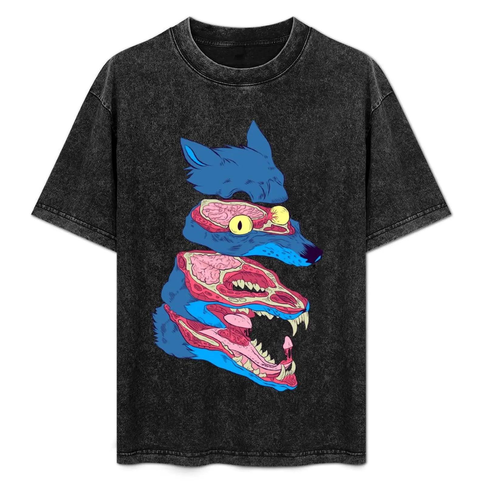 Dissected Wolf T-Shirt anime clothes cheap stuff slim fit t shirts for men