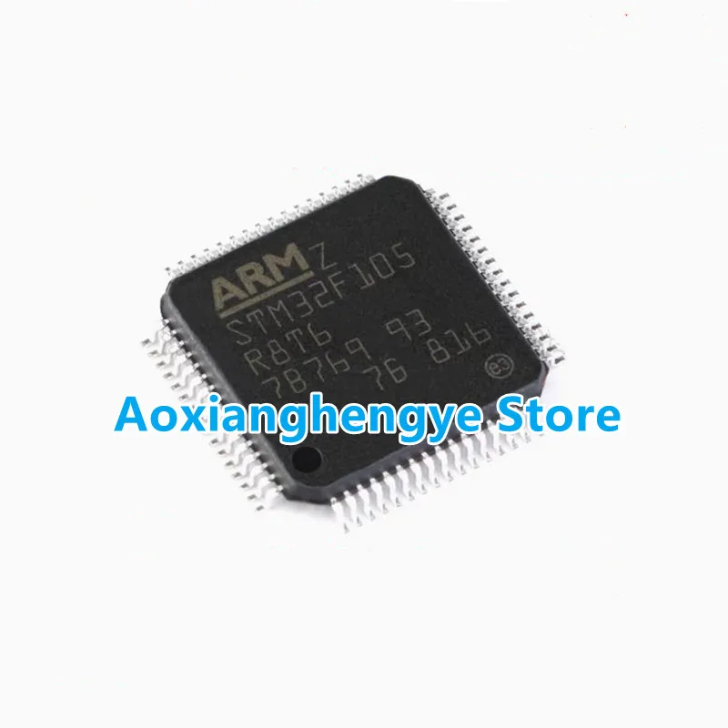 1PCS STM32F105R8T6 LQFP-64 RISC Microcontroller, 32-Bit, FLASH, CORTEX-M3 CPU, 72MHz, CMOS