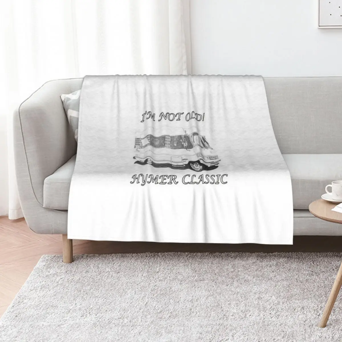 I'm not old! Hymer classic Hymer b544 designs Throw Blanket Soft Big Bed covers blankets and throws Loose Blankets