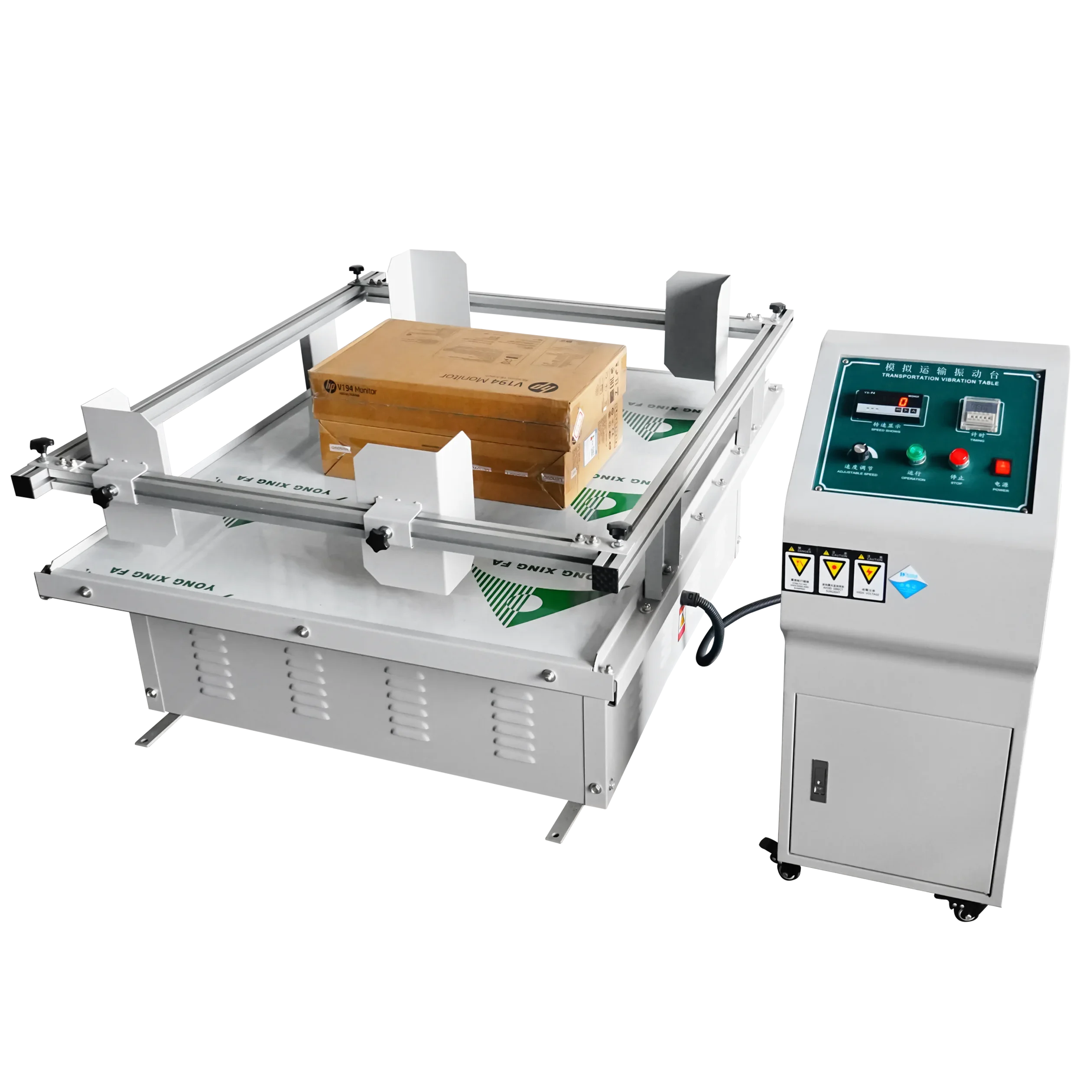 Packaging Carton Box Simulated Transport Vibration Test Table Simulator Machine Equipment