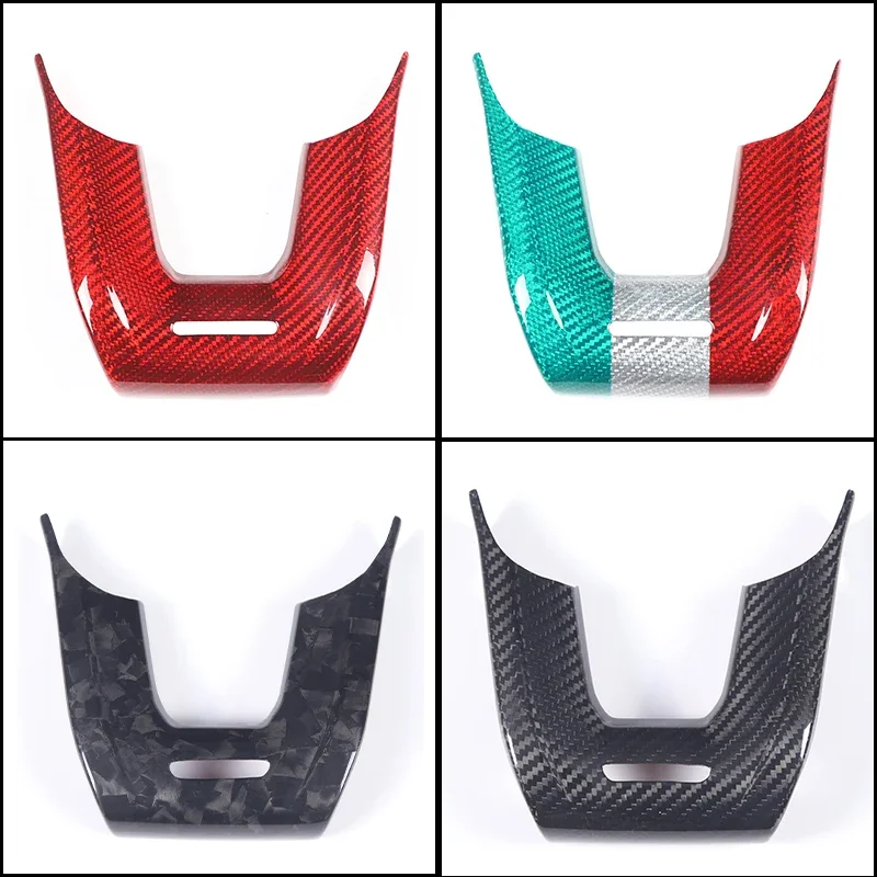For Lamborghini URUS/Urus SE 2018-2023 Real Carbon Fiber Steering Wheel Decorative Cover Trim Car Accessories Interior