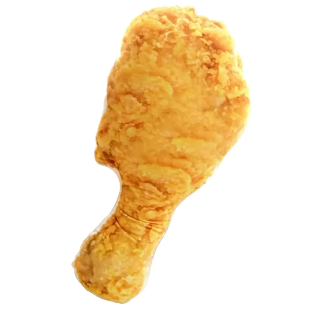

Simulated Fried Chicken Leg Pillow Stuffed Lumbar Cushion Cushions Drumstick Cartoon Child