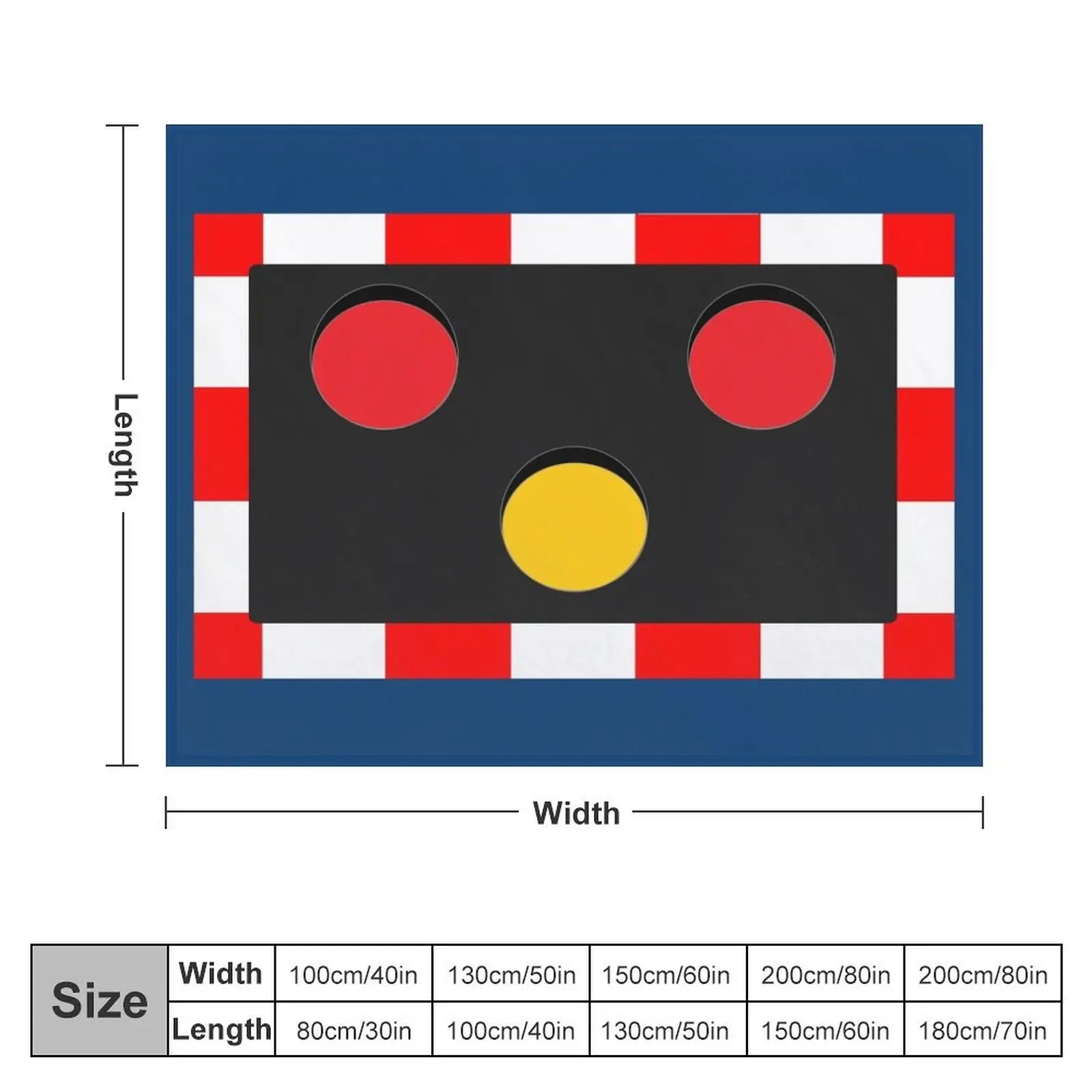 BRITISH RAILWAY LEVEL CROSSING LIGHT Throw Blanket Thin Picnic Designers For Baby Blankets