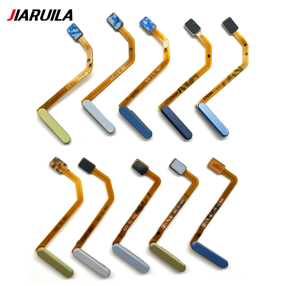 New Tested Fingerprint Sensor Home Return Key Menu Button Flex Cable For Samsung A05s A24 4G A25 5G