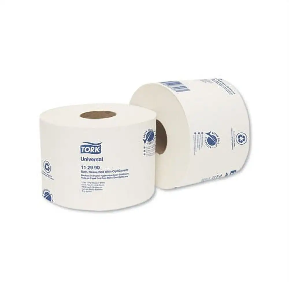 

Universal Toilet Paper Roll with Opticore, Septic Safe, 1-Ply, White, 1755 Sheets/Roll, 36/Carton -Trk 112990
