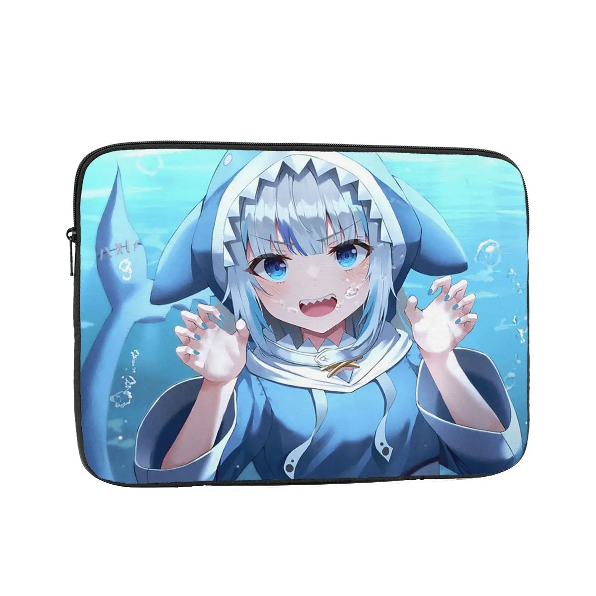 Kawaii Gura Gawr 10 12 13 15 17 Inch Laptop Sleeve Case Notebook Sleeve Cover Bag Cute Shark Girls Shockproof Case Bag