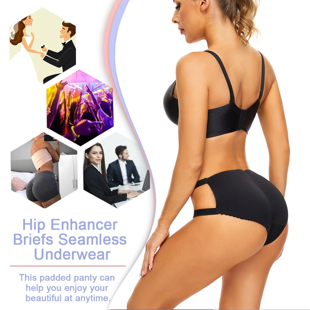 SEXYWG Butt Lifter Panties Hip Shapewear for Women Fashion Fake Booty Ass Body Shaper Hip Enhancer Push Up Shaper Panties