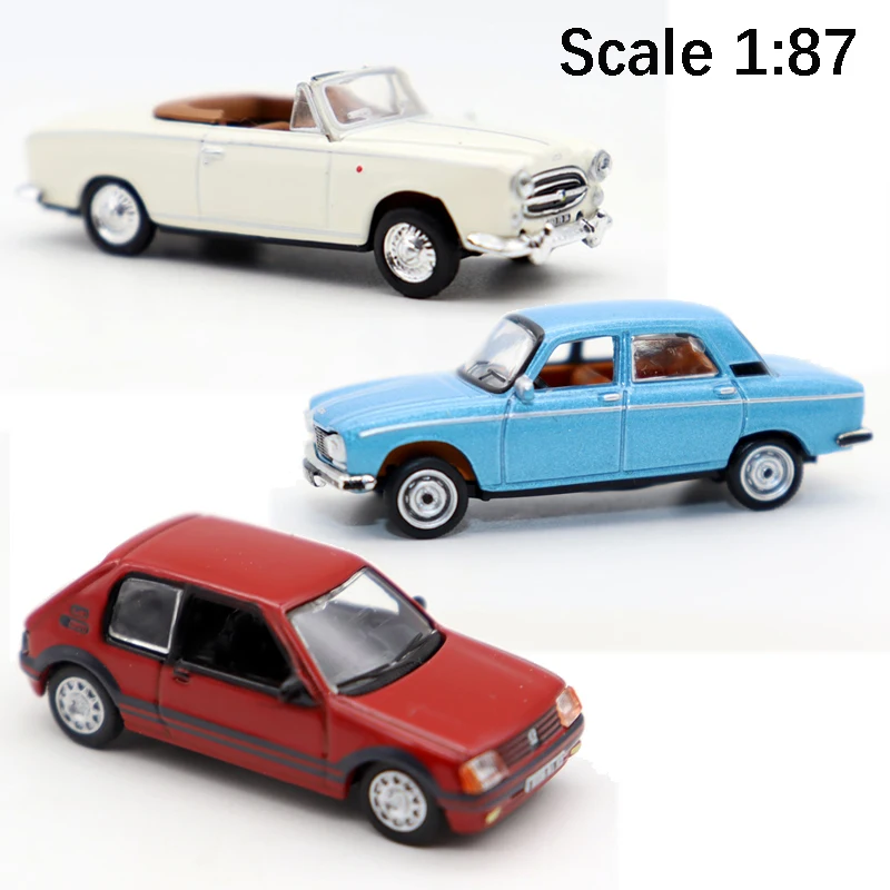 New 1 87 PeuGgeott HO Scale Toy Cars Diecast Simulation Model for Collection Gift