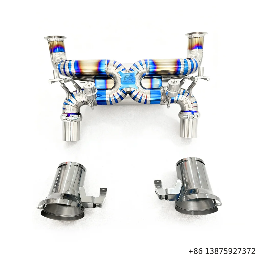 Vacuum Valved Titanium Alloy Catback Exhaust for LP700 2011-2018 Performance Modification Racing Modified Sound Kit